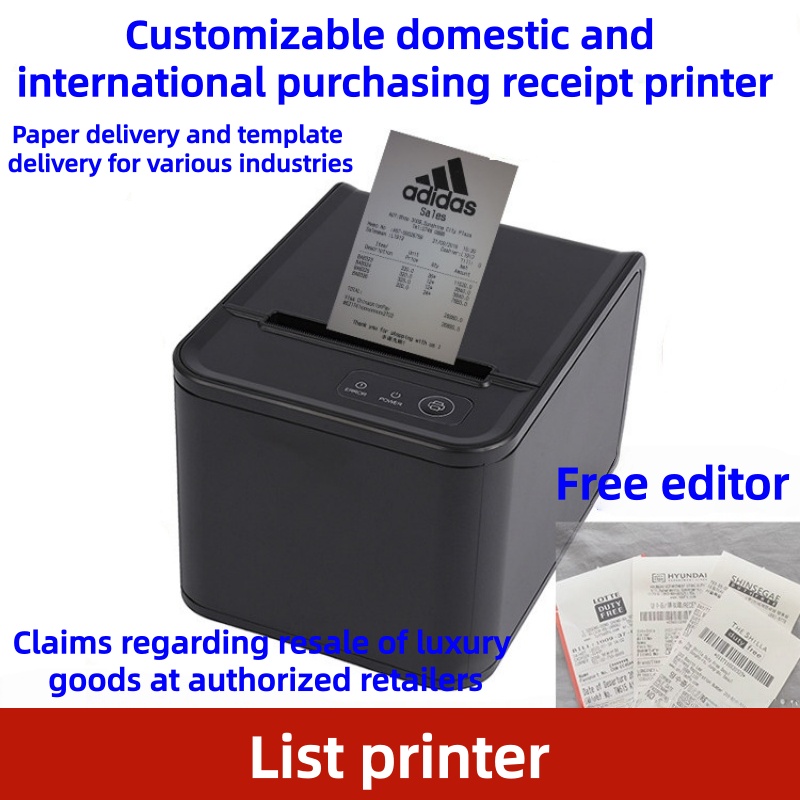 Receipt Printer Thermal - 80mm POS Thermal Printer Auto Cutting