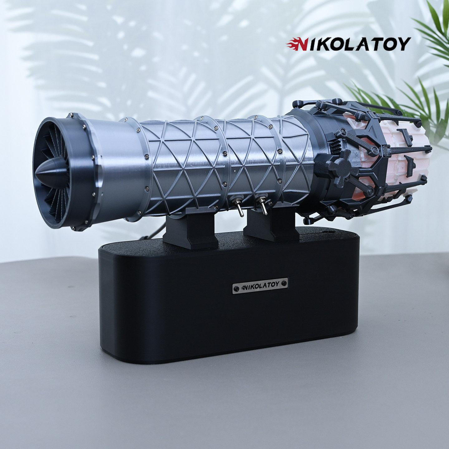 Office Tech - NIKOLATOY Turbofan Engine Model Vector Nozzle