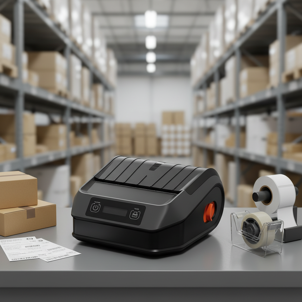 Receipt Printer Thermal - ATU&UTV3inch Handheld Mini Thermal Barcode Printer