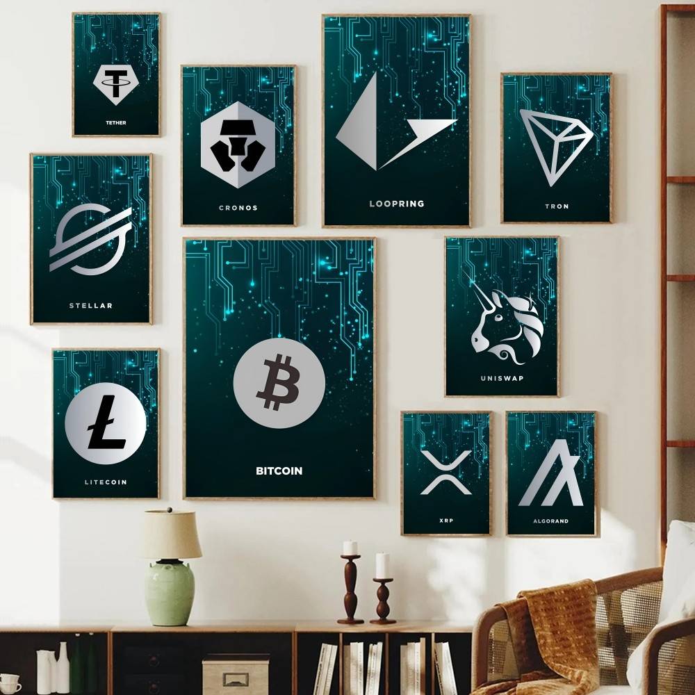 Tech Circuit Crypto Symbol Pos - Office Tech Logo avaliação e preço