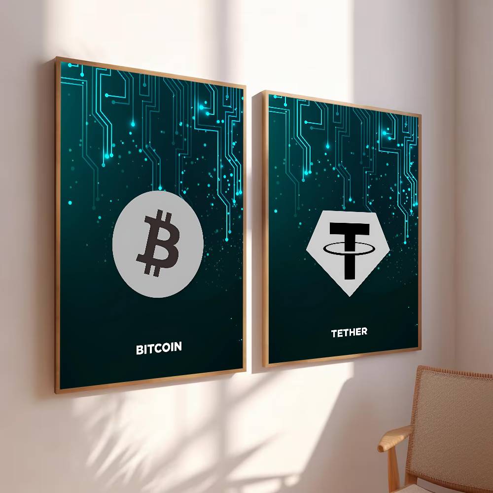 Tech Circuit Crypto Symbol Pos - Office Tech Logo avaliação e preço