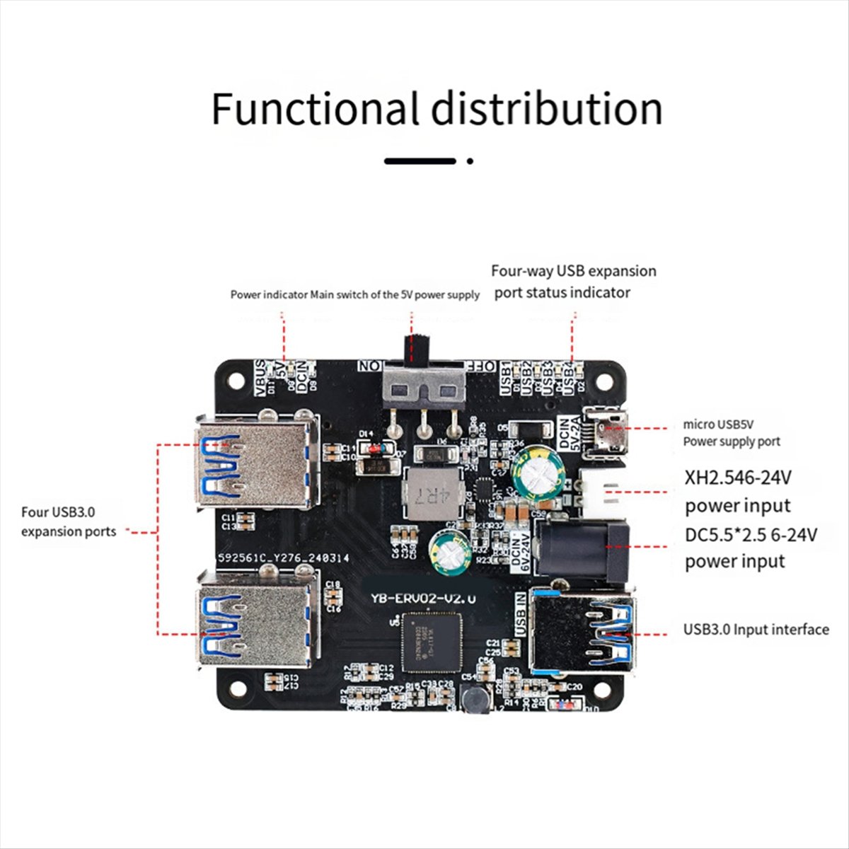 TCE USB Hub 3.0 Multi USB Spli - Multi Port Usb Hub avaliação e preço