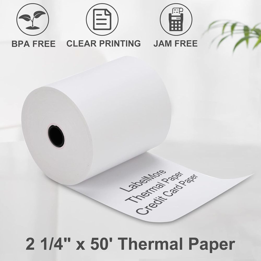 200 Rolls 2.25 x 50' Thermal R - Receipt Printer Thermal avaliação e preço