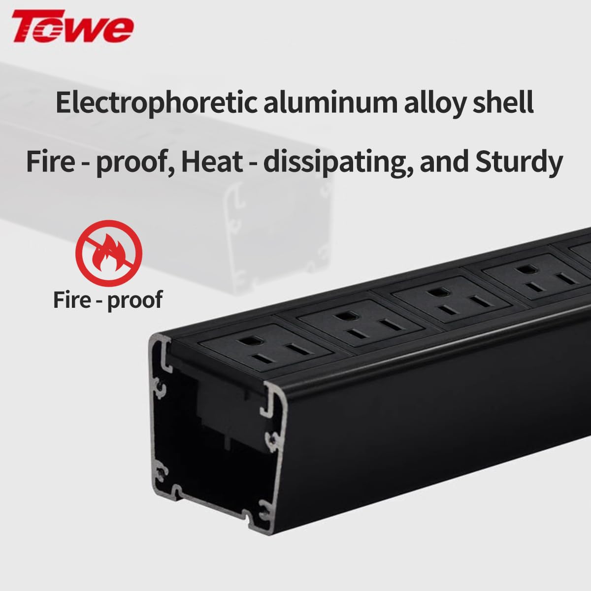 OWE Heavy Duty 7 Outlet Metal  - Surge Protector Rack avaliação e preço