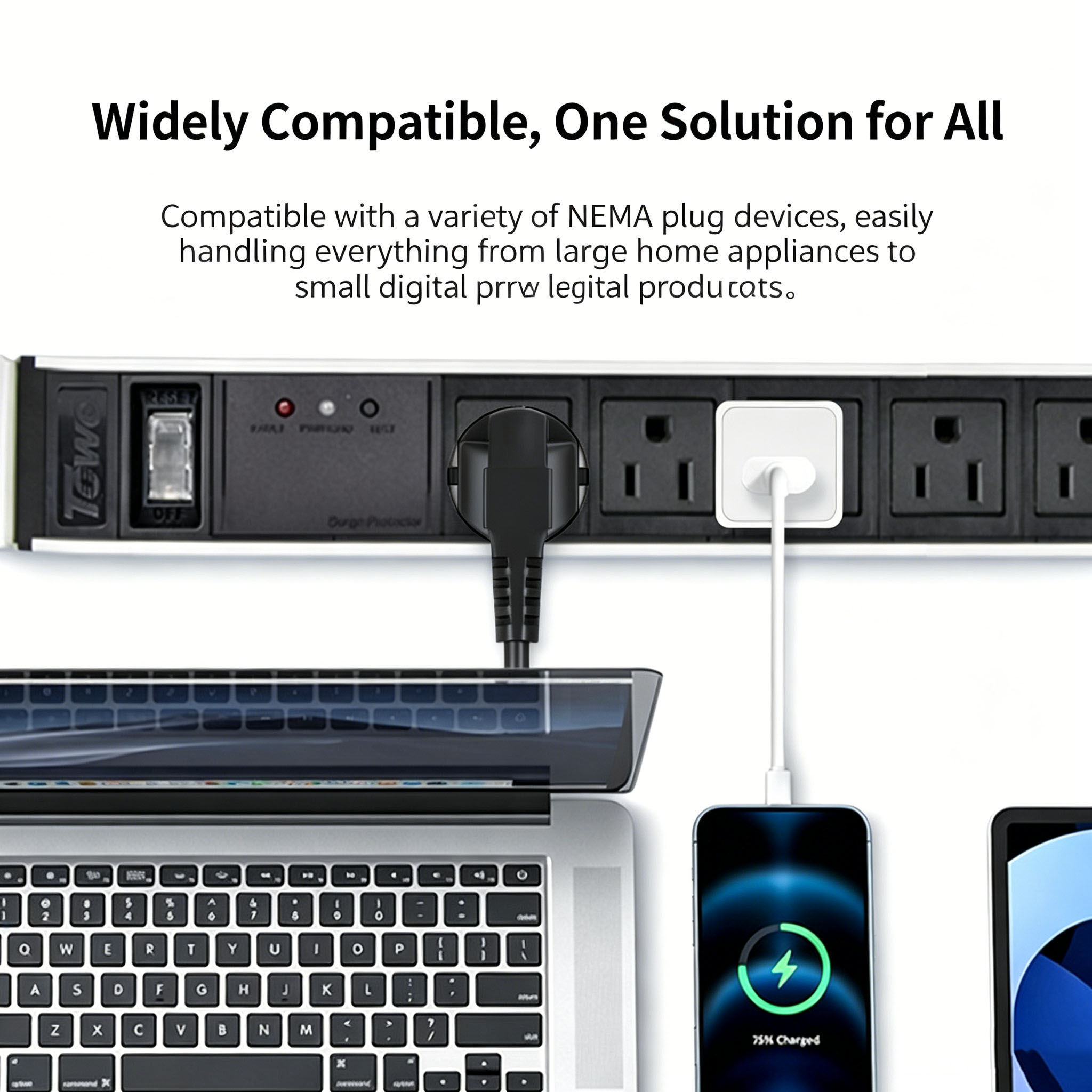 TOWE US Standard PDU Power Str - Surge Protector Rack avaliação e preço