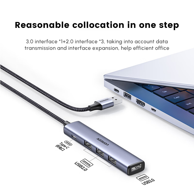 UGREEN USB Hub with 4 USB2.0 P - Multi Port Usb Hub avaliação e preço