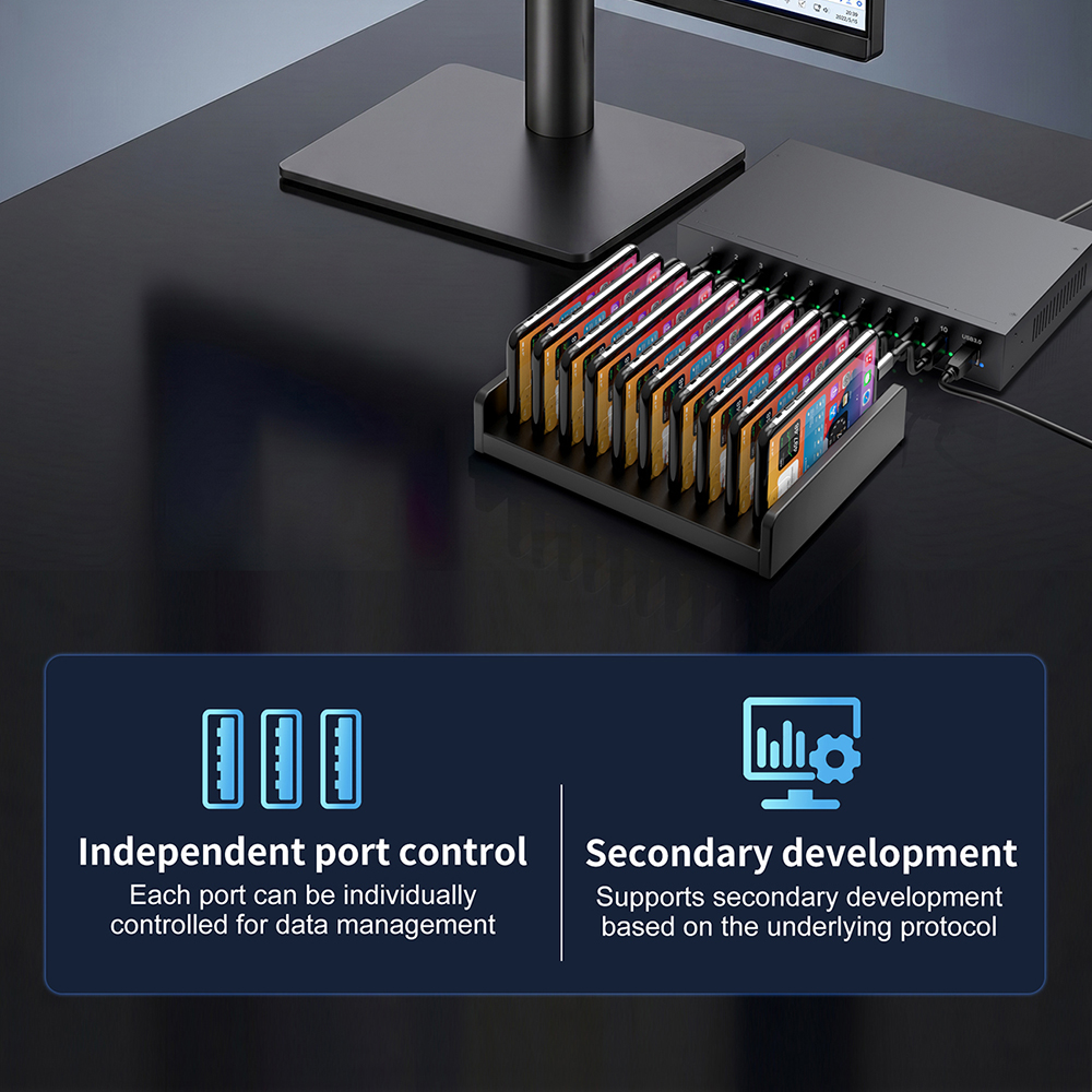 Smart 10 Port USB 3.0 Hub for  - Multi Port Usb Hub avaliação e preço