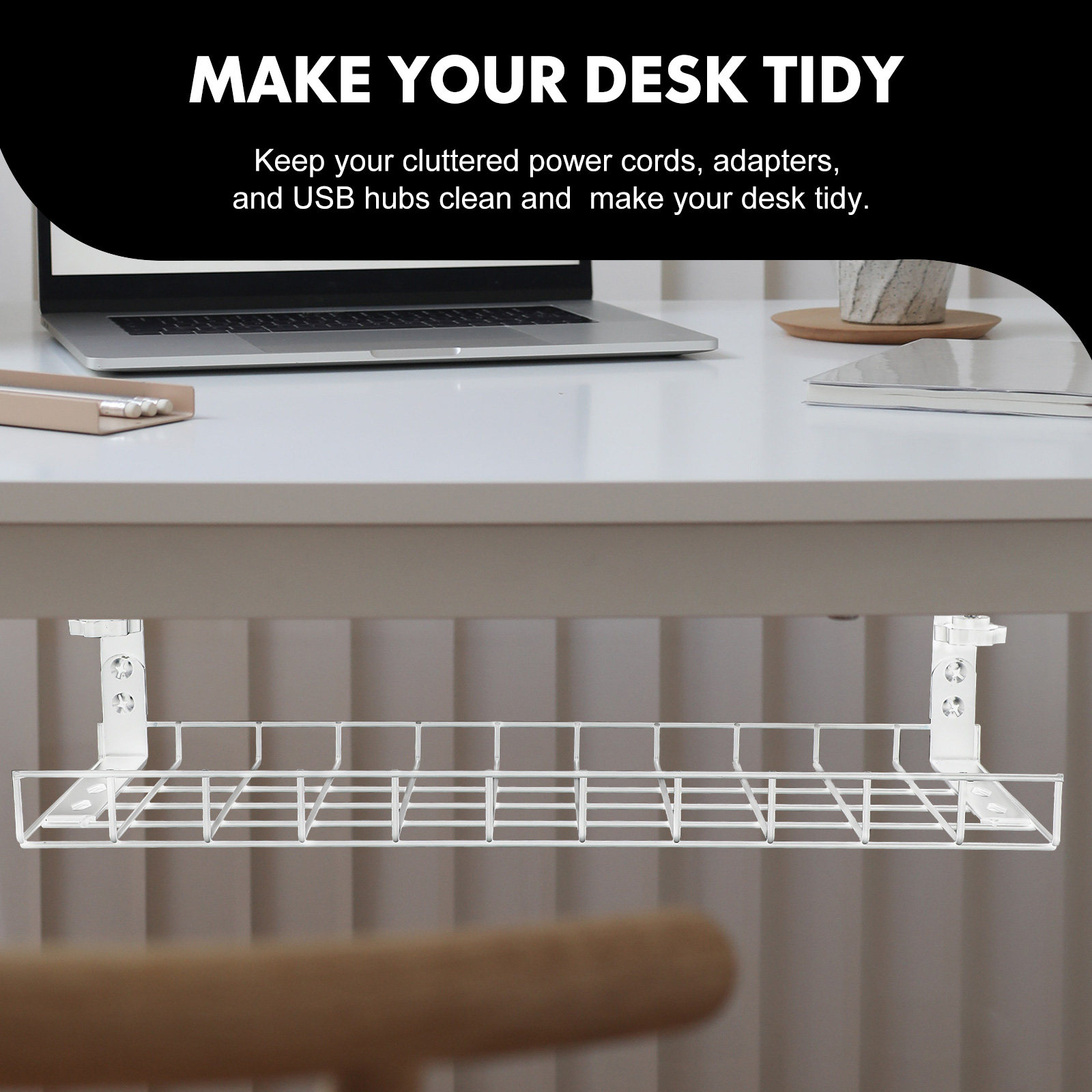 Under Desk Cable Management Tr - Surge Protector Rack avaliação e preço
