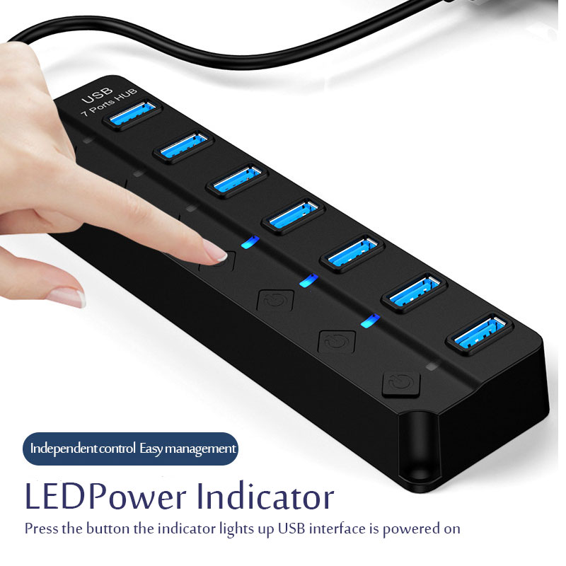 USB Hub USB 3.0 Power Adapter  - Multi Port Usb Hub avaliação e preço