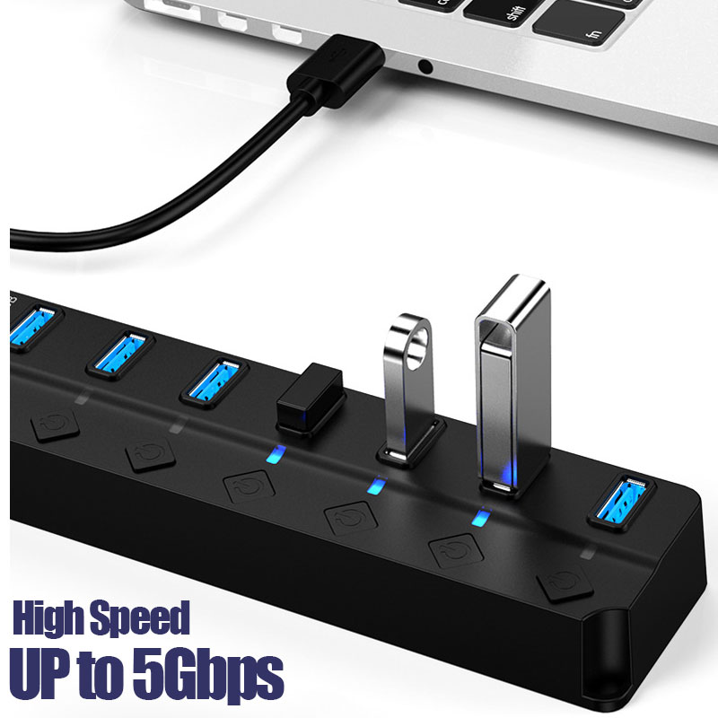USB Hub USB 3.0 Power Adapter  - Multi Port Usb Hub avaliação e preço