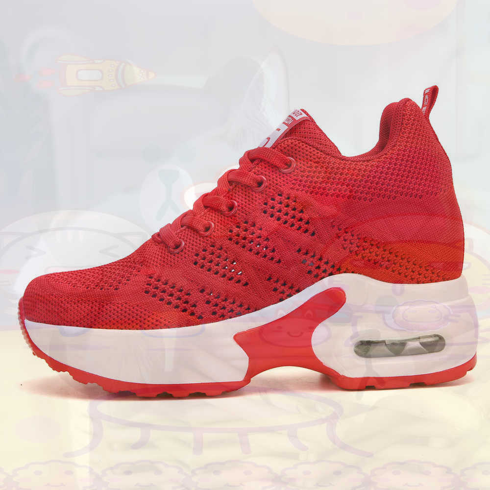 Red Size 36 Shoes Woman Tennis - Office Print Tech avaliação e preço