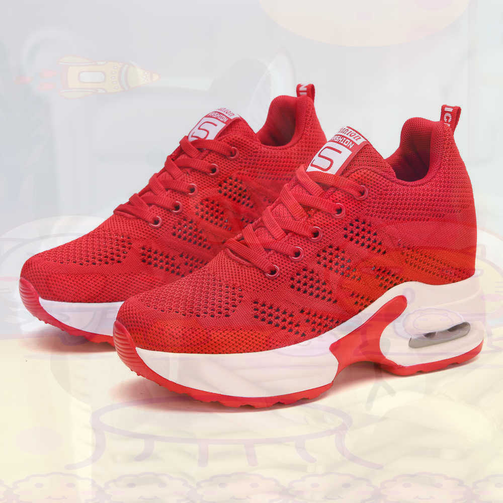 Red Size 36 Shoes Woman Tennis - Office Print Tech avaliação e preço