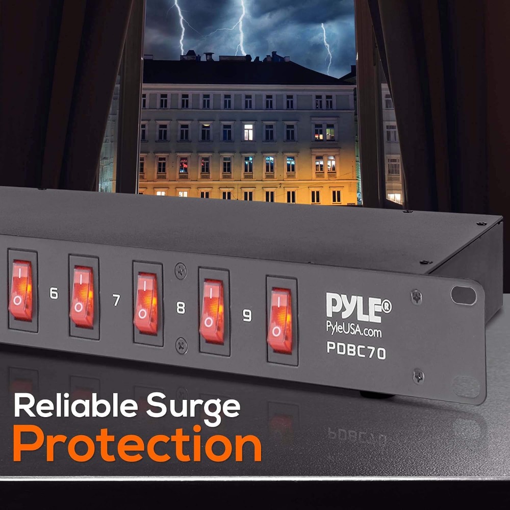 9 Outlet Surge Protector Power - Surge Protector Rack avaliação e preço