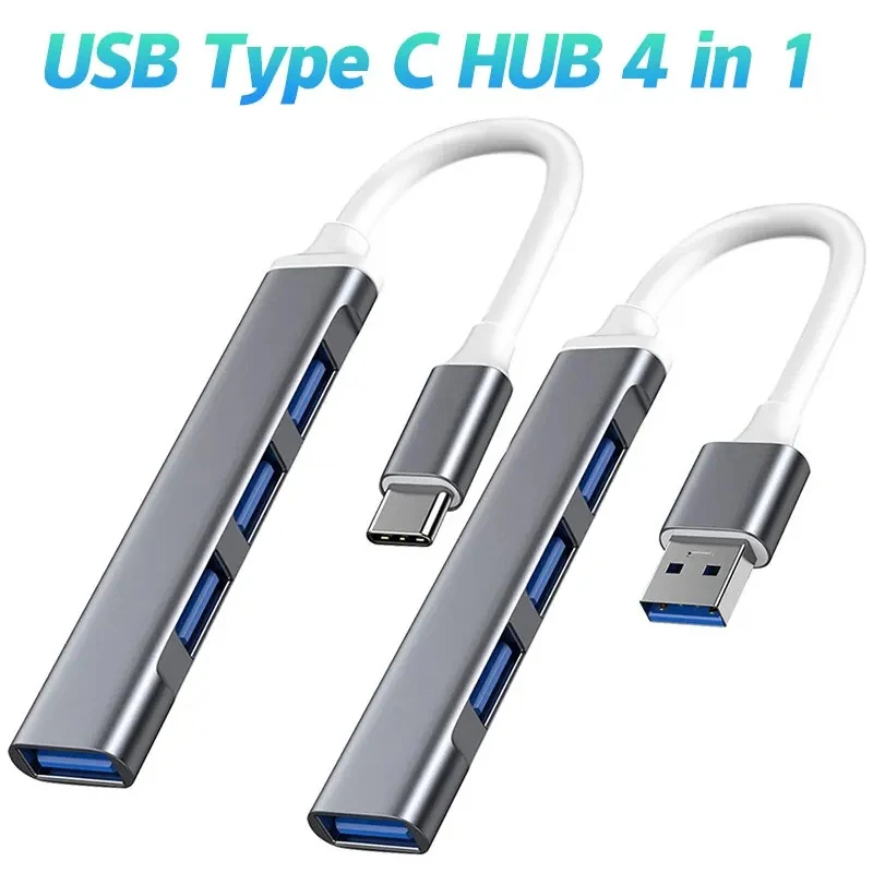 1/3pcs 4 Ports USB Hub 3.0 Ext - Multi Port Usb Hub avaliação e preço