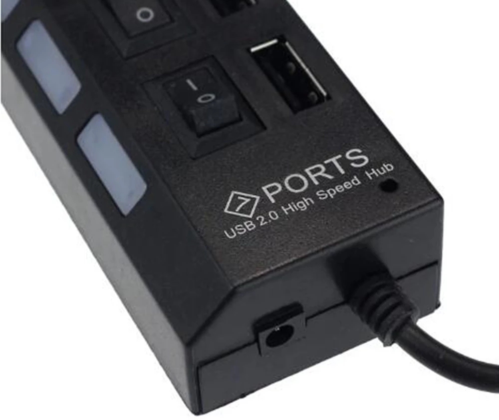 7 Port USB 2.0 Hub Splitter Fo - Multi Port Usb Hub avaliação e preço