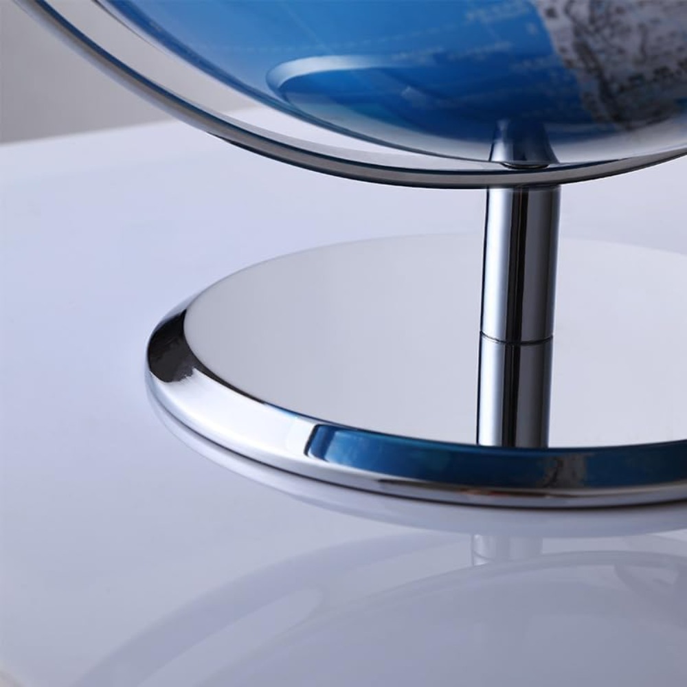 8 Inch World Globe with Stainl - Office Tech avaliação e preço