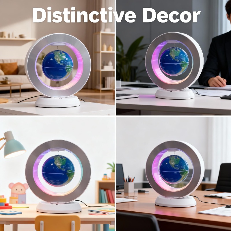 Levitating Globe Bluetooth Spe - Cool Office Tech Gadgets avaliação e preço
