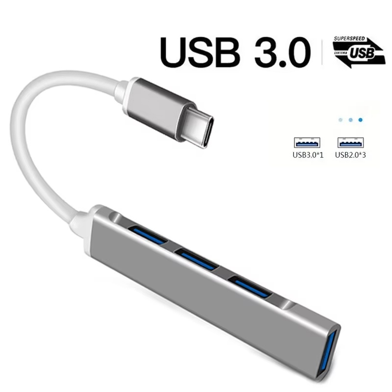 4 Ports USB 3.0 Hub TYPE C HUB - Multi Port Usb Hub avaliação e preço