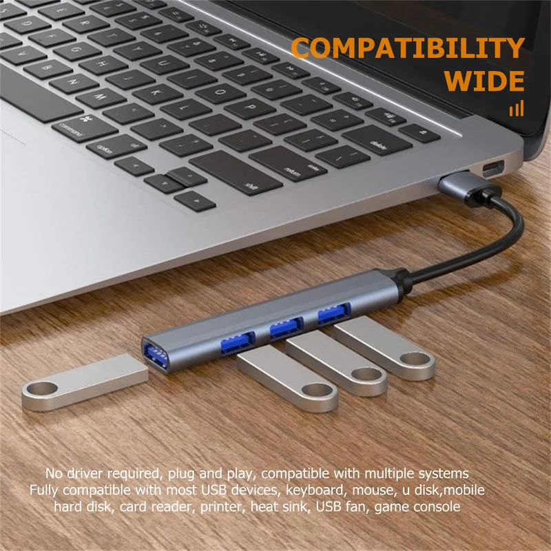 4-Port USB-C Hub 3.0/3.1-Multi - Multi Port Usb Hub avaliação e preço