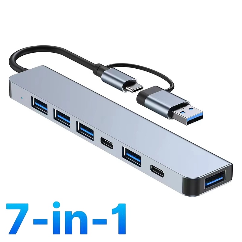 USB 3.0 HUB Type C to 7 Port U - Multi Port Usb Hub avaliação e preço