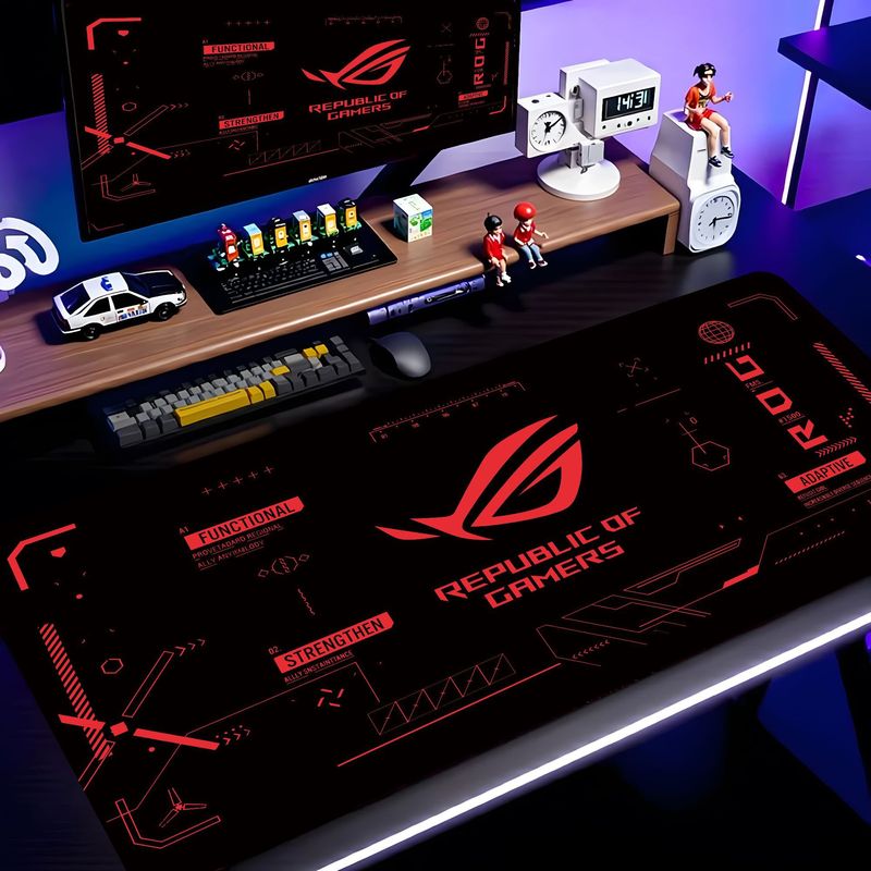 VIKAMA ROG Game Logo Large Mou - Office Tech Logo avaliação e preço