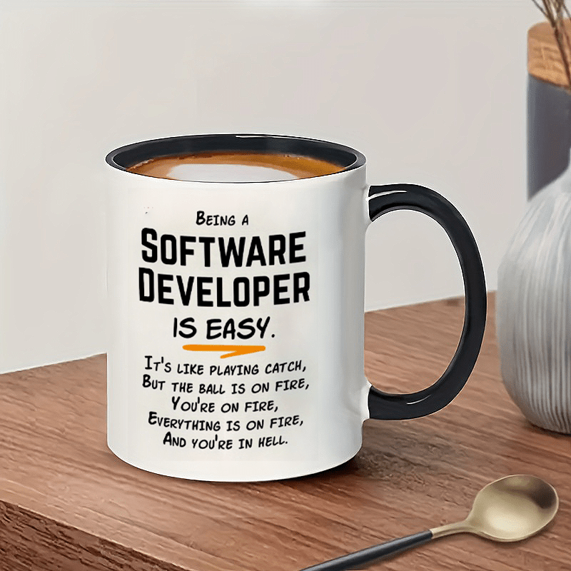 Software Developer Humor 11oz  - Office Tech avaliação e preço
