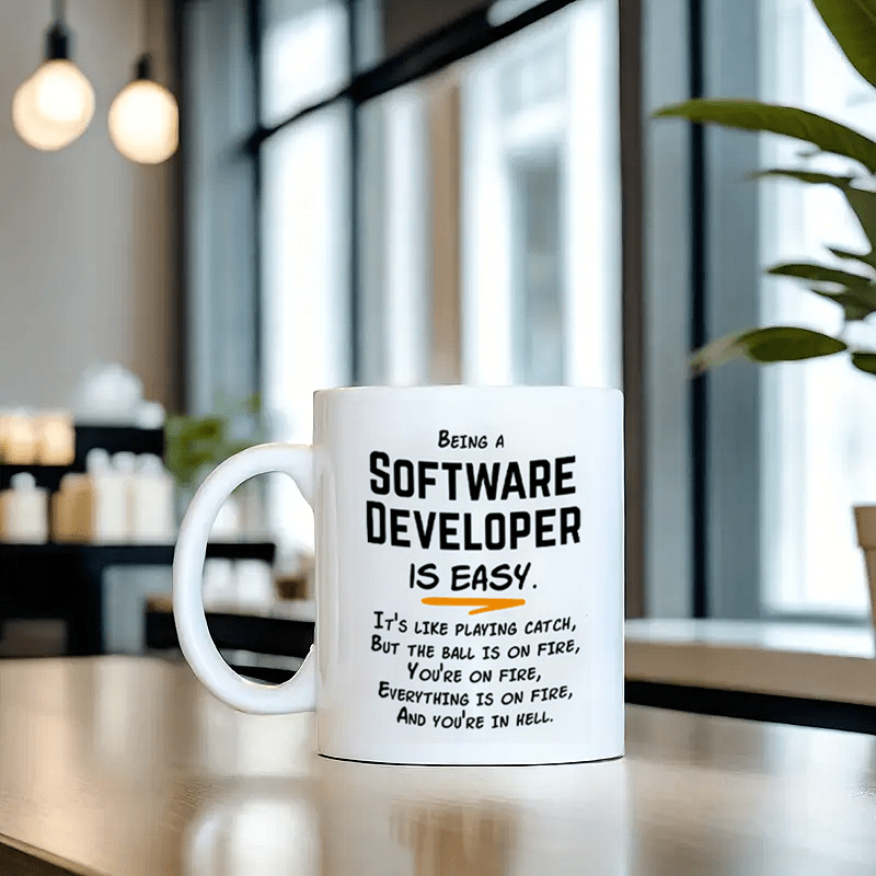 Software Developer Humor 11oz  - Office Tech avaliação e preço