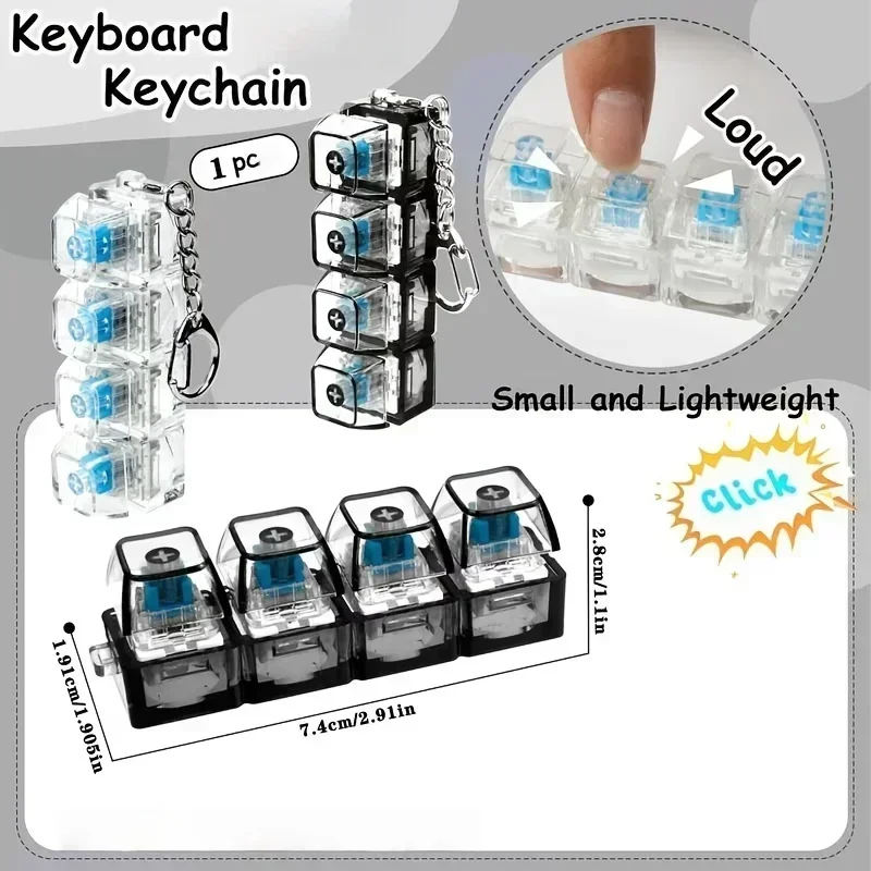 1pcs LED Keyboard Keycap Stres - Office Tech avaliação e preço