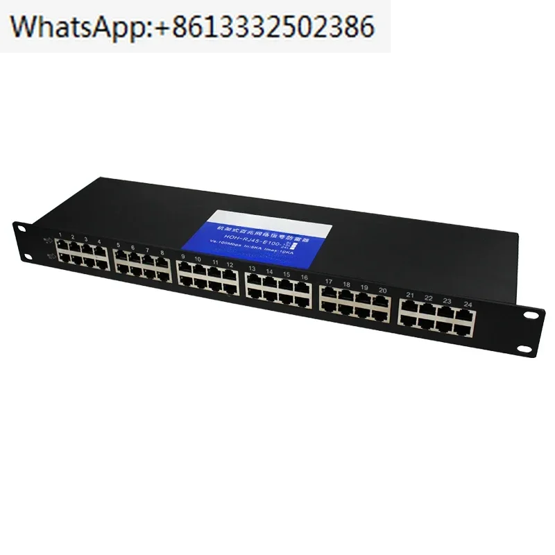 24 circuit lightning arrester  - Surge Protector Rack avaliação e preço